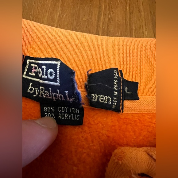 Vintage Polo Ralph Lauren Fleece Lined Polo - Picture 3 of 8